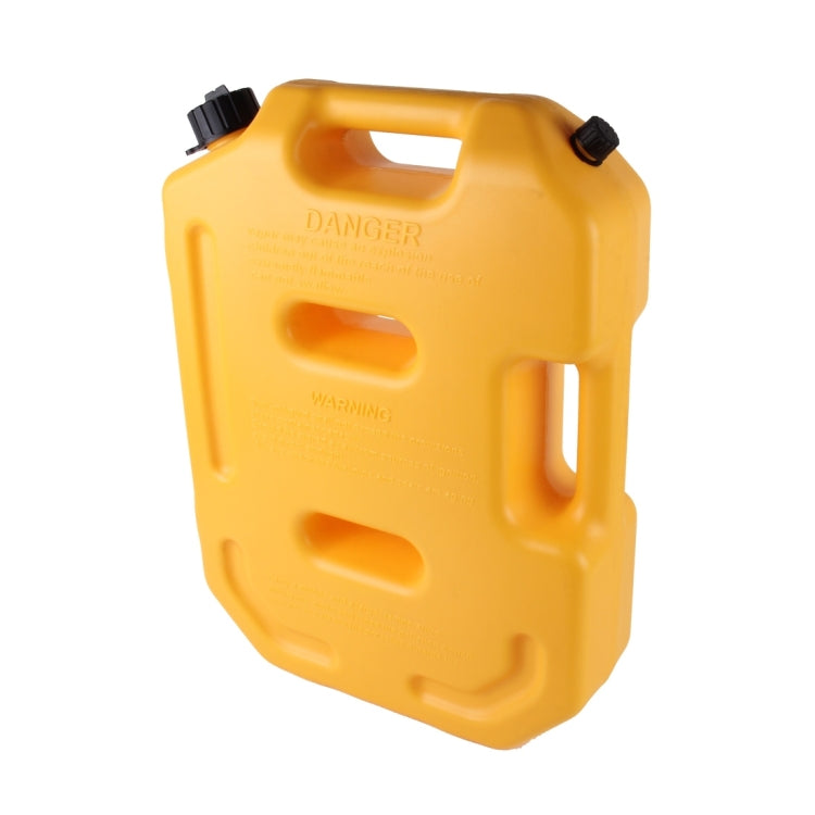 Gasoline Fuel Tanks Plastic 2.6 Gallon 10 Litres Auto Shut Off Fuel Cans Oil Container Emergency Backup(Yellow) - oil tank tubes & oil pumps by PMC Jewellery | Online Shopping South Africa | PMC Jewellery | Buy Now Pay Later Mobicred