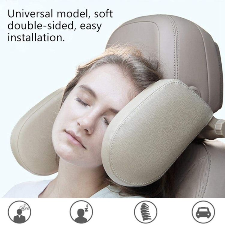 Car Seat Headrest Car Neck Pillow Sleep Side Headrest for Children and Adults (Black Red) - Seat Accessories by PMC Jewellery | Online Shopping South Africa | PMC Jewellery | Buy Now Pay Later Mobicred