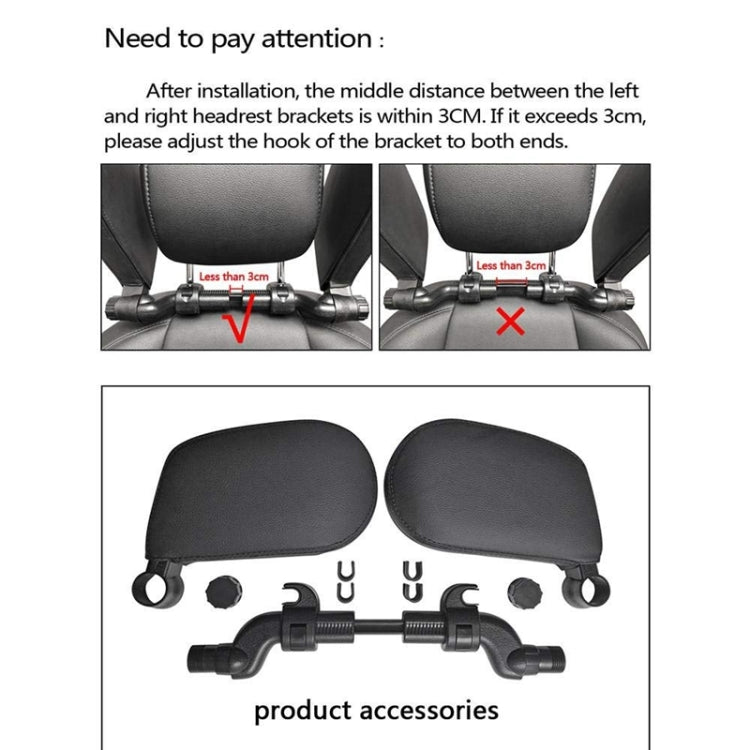 Car Seat Headrest Car Neck Pillow Sleep Side Headrest for Children and Adults (Black) - Seat Accessories by PMC Jewellery | Online Shopping South Africa | PMC Jewellery | Buy Now Pay Later Mobicred