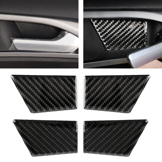 4 PCS Car Carbon Fiber Door Inner Handle Wrist Panel Decorative Sticker for Ford New Mondeo 2013-2019 - Car Interior Mouldings by PMC Jewellery | Online Shopping South Africa | PMC Jewellery | Buy Now Pay Later Mobicred