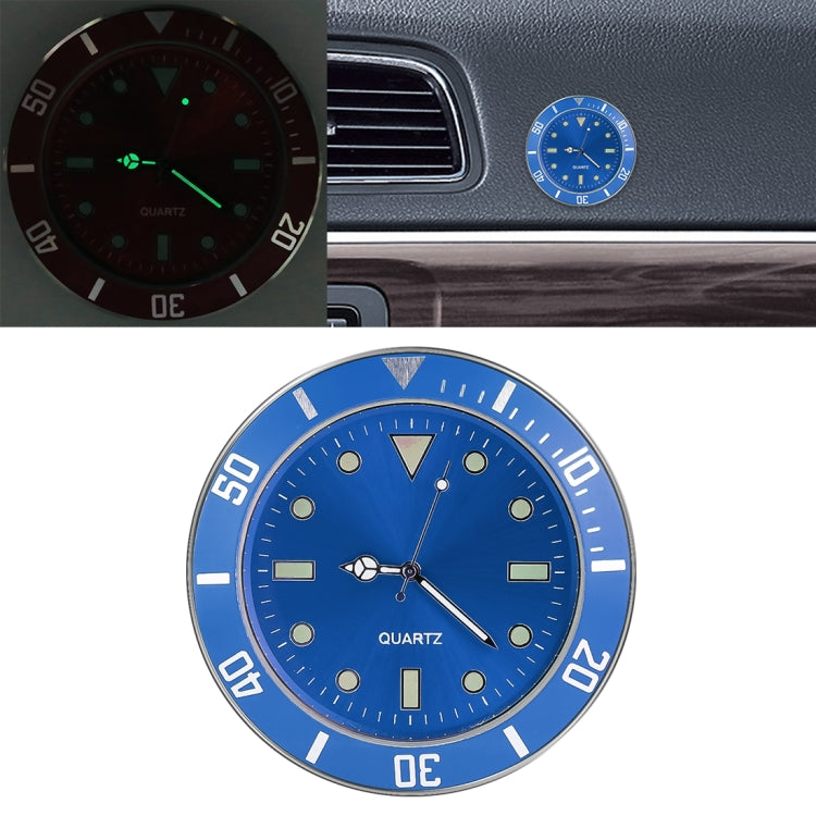 Car Paste Clock Car Luminous Watch(Blue) - Clocks & Car Meters by PMC TechLife | Online Shopping South Africa | PMC TechLife | Buy Now Pay Later Mobicred