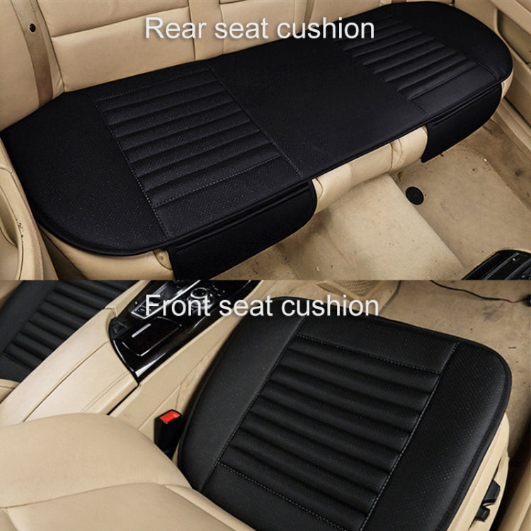 3 in 1 Car Four Seasons Universal Bamboo Charcoal Full Coverage Seat Cushion Seat Cover (Beige) - Seat Accessories by PMC Jewellery | Online Shopping South Africa | PMC Jewellery | Buy Now Pay Later Mobicred