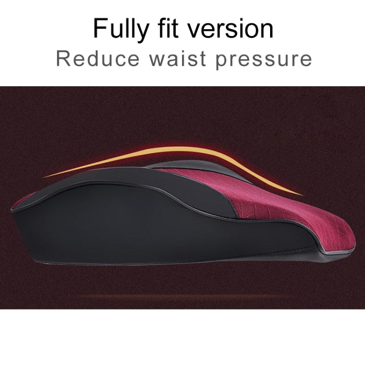 Four Seasons Breathable Memory Foam Car Lumbar Pillow Polyester Pillow (Purple) - Seat Accessories by PMC Jewellery | Online Shopping South Africa | PMC Jewellery | Buy Now Pay Later Mobicred