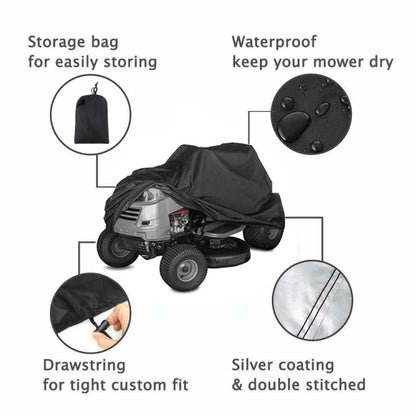 210D Oxford Cloth Waterproof Sunscreen Scooter Tractor Car Cover, Size: L - Raincoat by PMC Jewellery | Online Shopping South Africa | PMC Jewellery | Buy Now Pay Later Mobicred