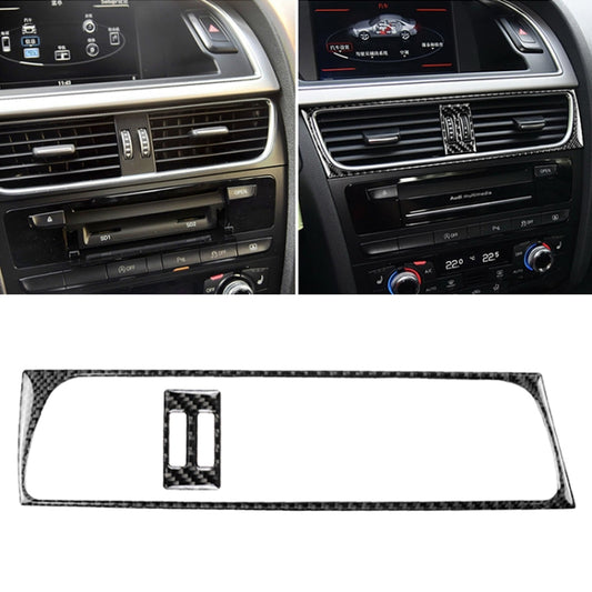 2 in 1 Car Carbon Fiber Air Conditioning Air Outlet Frame Decorative Sticker for Audi A4 B8 2009-2016 / A5 2008-2017 / Q5 2009-2017&#8203;, Left Drive - Car Interior Mouldings by PMC Jewellery | Online Shopping South Africa | PMC Jewellery | Buy Now Pay Later Mobicred