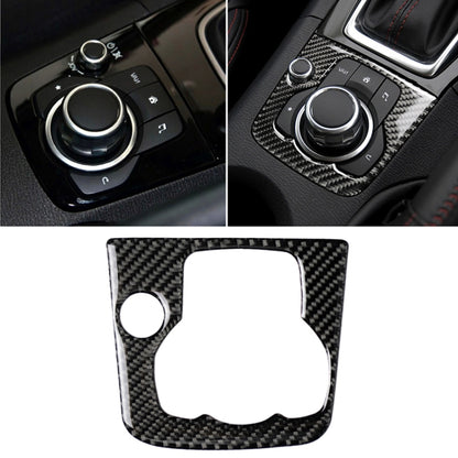 Car Carbon Fiber Right Drive Multimedia Frame A Decorative Sticker for Mazda Axela 2013-2016 - Car Interior Mouldings by PMC Jewellery | Online Shopping South Africa | PMC Jewellery | Buy Now Pay Later Mobicred