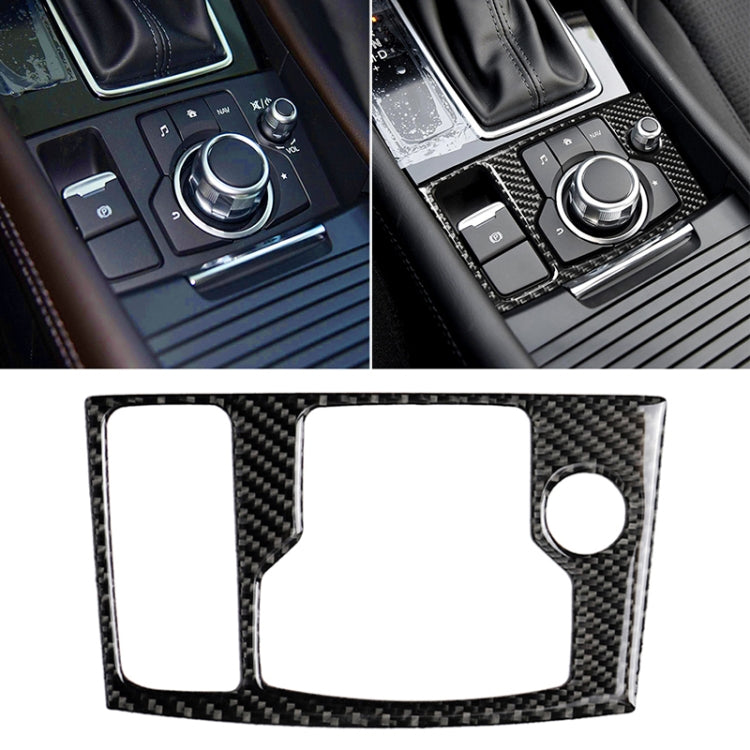 Car Carbon Fiber Left Drive Multimedia Frame B Decorative Sticker for Mazda Axela 2017-2018 - free shipping - PMC TechLife - Order now!