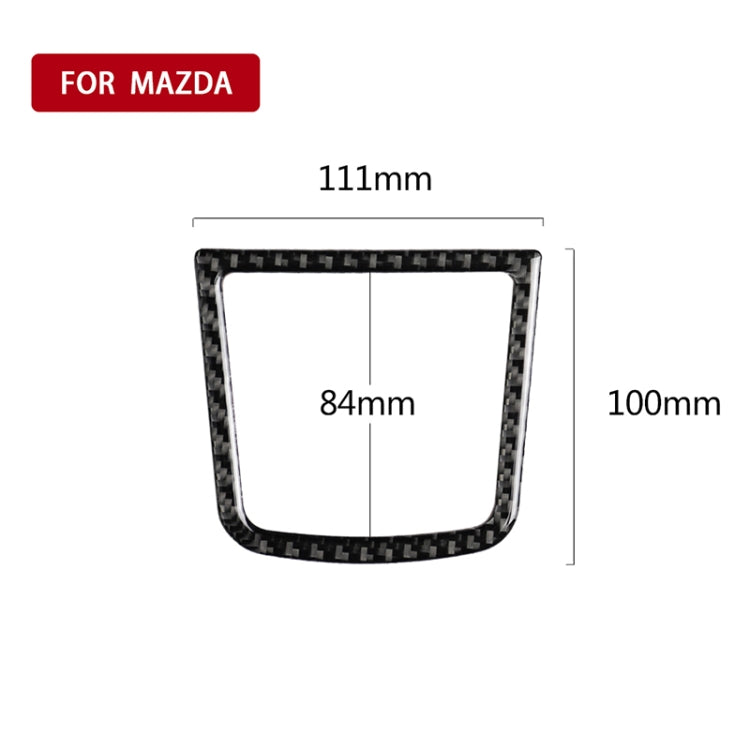 Car Carbon Fiber Central Control Sundries Frame Decorative Sticker for Mazda Axela 2013-2016 - Car Interior Mouldings by PMC Jewellery | Online Shopping South Africa | PMC Jewellery | Buy Now Pay Later Mobicred