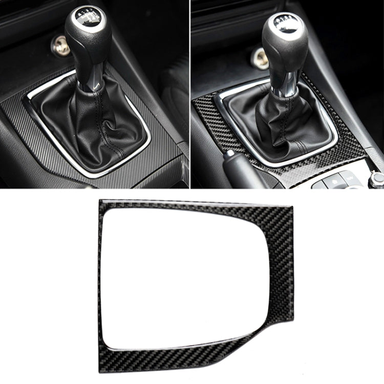 Car Carbon Fiber Left Drive Manual Gear Frame C Decorative Sticker for Mazda Axela 2017-2018 - Car Interior Mouldings by PMC Jewellery | Online Shopping South Africa | PMC Jewellery | Buy Now Pay Later Mobicred