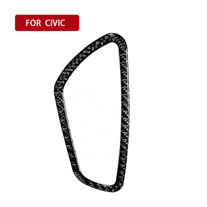 4 PCS Car Carbon Fiber Door Inner Wrist Frame Decorative Sticker for Honda Tenth Generation Civic 2016-2019 - Car Interior Mouldings by PMC Jewellery | Online Shopping South Africa | PMC Jewellery | Buy Now Pay Later Mobicred