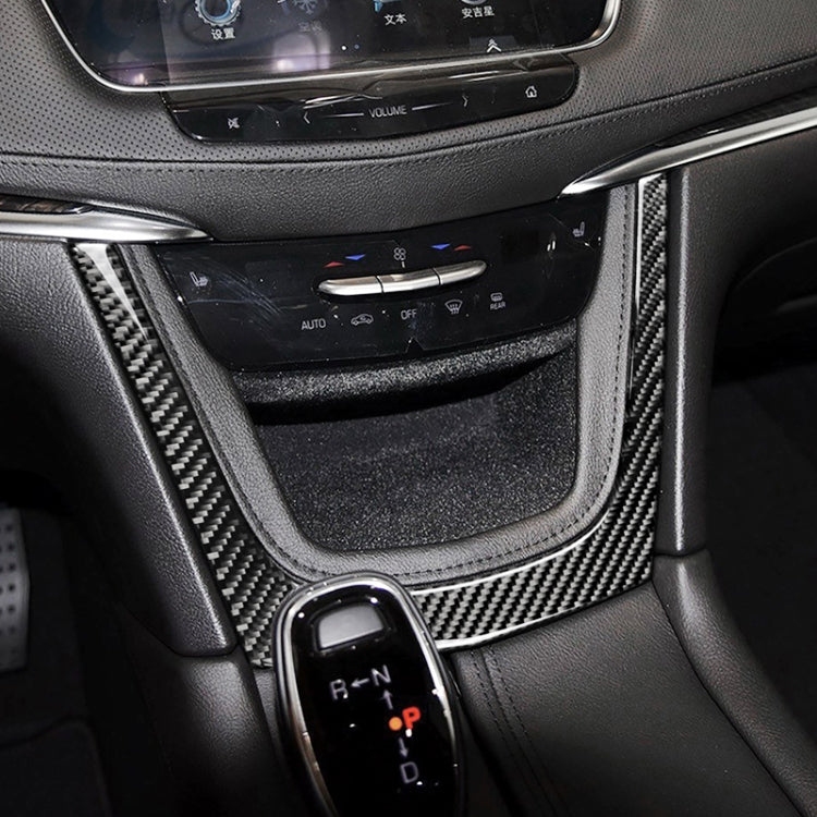 Car Carbon Fiber Central Control U Shape Frame Decorative Sticker for Cadillac XT5 2016-2017 - Car Interior Mouldings by PMC TechLife | Online Shopping South Africa | PMC TechLife | Buy Now Pay Later Mobicred