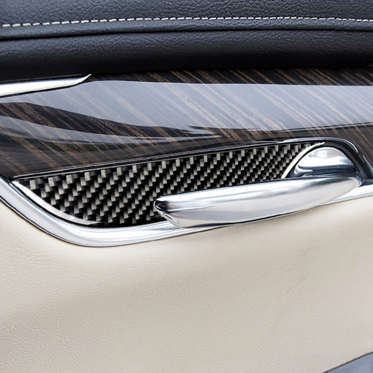 Car Carbon Fiber Door Inner Handle Wrist Panel Decorative Sticker for Cadillac XT5 2016-2017 - Car Interior Mouldings by PMC TechLife | Online Shopping South Africa | PMC TechLife | Buy Now Pay Later Mobicred
