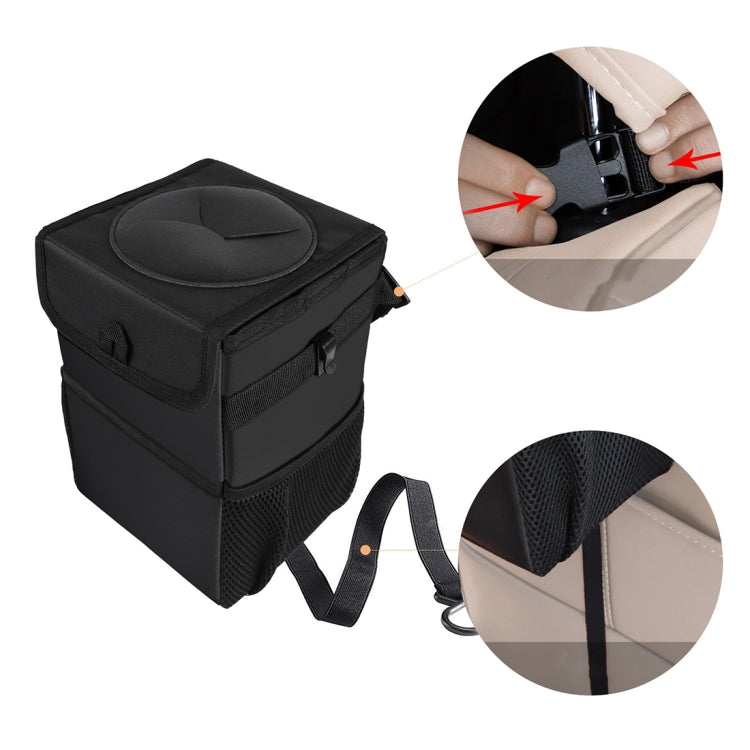 Car Back Seat Hook Garbage Can Car Storage Box - Seat Accessories by PMC TechLife | Online Shopping South Africa | PMC TechLife | Buy Now Pay Later Mobicred