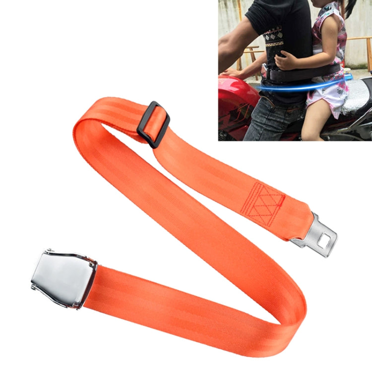 Child Safety Bundle Protection Belt for Electric Motorcycle / Bicycle (Orange) - Seat Belts & Padding by PMC Jewellery | Online Shopping South Africa | PMC Jewellery | Buy Now Pay Later Mobicred