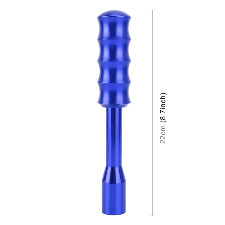 Universal Car Twisted Pattern Gear Head Gear Shift Knob (Blue) - Shift Knob by PMC Jewellery | Online Shopping South Africa | PMC Jewellery | Buy Now Pay Later Mobicred