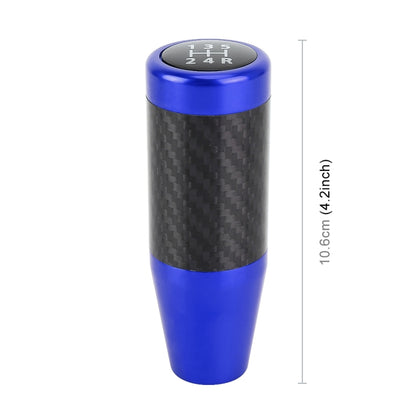 Universal Car Carbon Fiber Pattern Gear Head Gear Shift Knob (Blue) - Shift Knob by PMC Jewellery | Online Shopping South Africa | PMC Jewellery | Buy Now Pay Later Mobicred