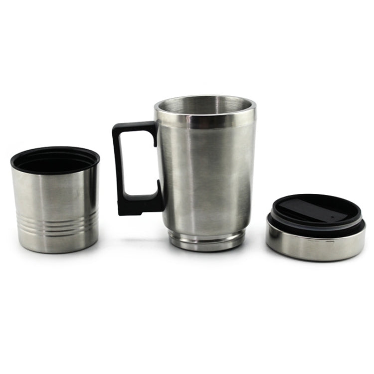 DC 12V Stainless Steel Car Electric Kettle Heated Mug Heating Cup with Charger Cigarette Lighter, Capacity: 300ML - Heating Cups by PMC Jewellery | Online Shopping South Africa | PMC Jewellery | Buy Now Pay Later Mobicred