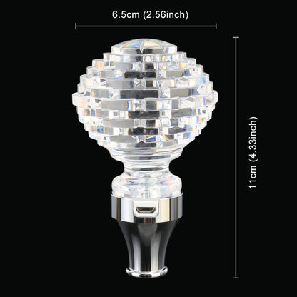 Universal Car Nest Shaped Crystal Gear Head Gear Shift Knob with Light - Shift Knob by PMC Jewellery | Online Shopping South Africa | PMC Jewellery | Buy Now Pay Later Mobicred