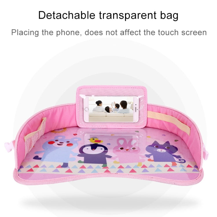 Children Waterproof Dining Table Toy Organizer Baby Safety Tray Tourist Painting Holder with Touch Screen Transparent Bag (Fruit) - Seat Accessories by PMC Jewellery | Online Shopping South Africa | PMC Jewellery | Buy Now Pay Later Mobicred