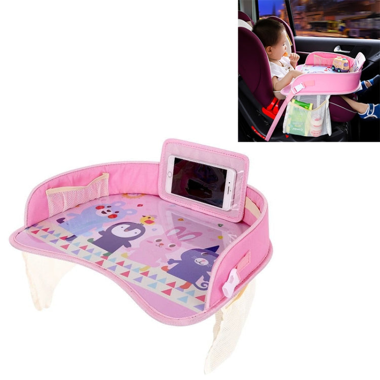 Children Waterproof Dining Table Toy Organizer Baby Safety Tray Tourist Painting Holder with Touch Screen Transparent Bag (Hand in Hand) - Seat Accessories by PMC Jewellery | Online Shopping South Africa | PMC Jewellery | Buy Now Pay Later Mobicred