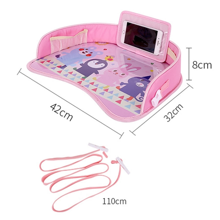 Children Waterproof Dining Table Toy Organizer Baby Safety Tray Tourist Painting Holder with Touch Screen Transparent Bag (Hand in Hand) - Seat Accessories by PMC Jewellery | Online Shopping South Africa | PMC Jewellery | Buy Now Pay Later Mobicred