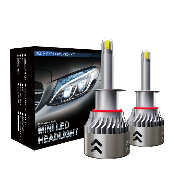 2 PCS 1904 H1 DC9-36V / 24W / 6000K / 2400LM IP68 Car LED Headlight Lamps (Cool White) - LED Headlamps by PMC Jewellery | Online Shopping South Africa | PMC Jewellery | Buy Now Pay Later Mobicred