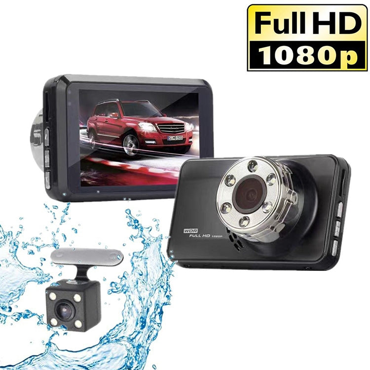 T638+ Car DVR USB Hidden Dual-lens Driving Recorder HD Reversing Video Monitor - Car DVRs by PMC Jewellery | Online Shopping South Africa | PMC Jewellery | Buy Now Pay Later Mobicred