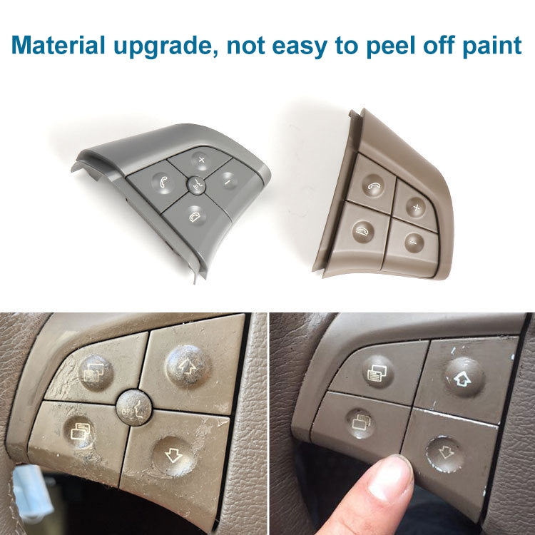 Car Left Side 4-button Steering Wheel Switch Buttons Panel 1648200010 for Mercedes-Benz W164, Left Driving (Grey) - Car Switches by PMC Jewellery | Online Shopping South Africa | PMC Jewellery | Buy Now Pay Later Mobicred