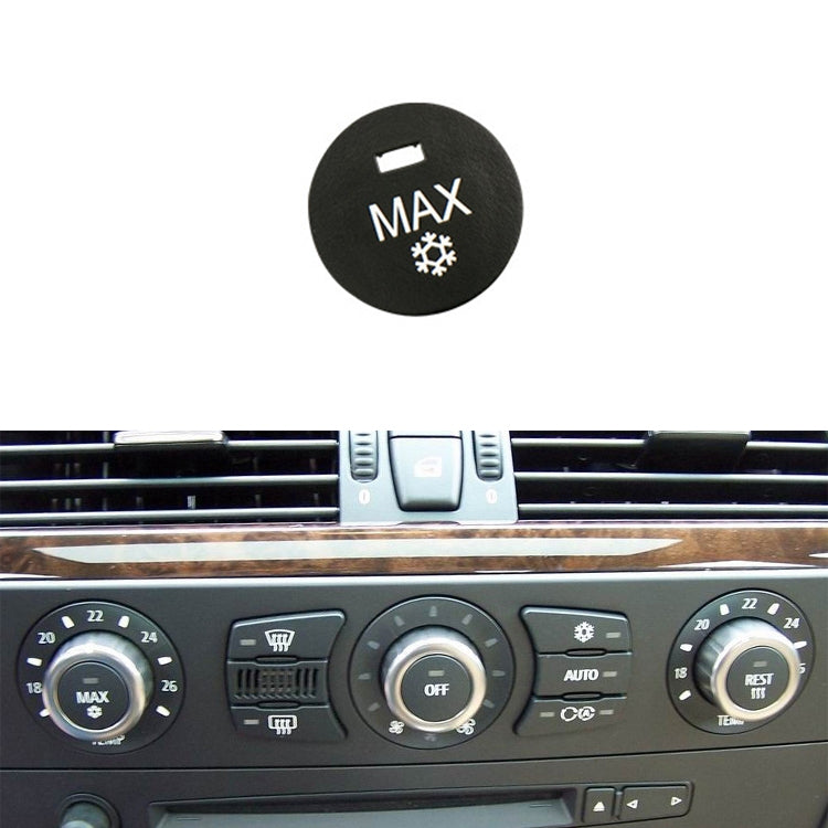 Car Air Conditioner Panel Switch Button MAX Snow Key 6131 9250 196-1 for BMW E60 2003-2010, Left Driving - Car Switches by PMC Jewellery | Online Shopping South Africa | PMC Jewellery | Buy Now Pay Later Mobicred