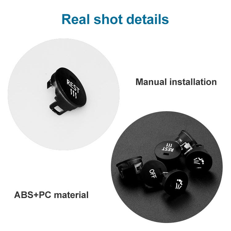 Car Air Conditioner Panel Switch Button MAX Snow Key 6131 9250 196-1 for BMW E60 2003-2010, Left Driving - Car Switches by PMC Jewellery | Online Shopping South Africa | PMC Jewellery | Buy Now Pay Later Mobicred