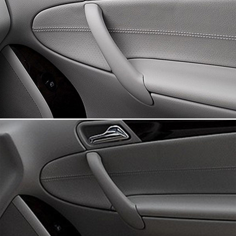 Car Rear Left Inside Doors Handle Pull Trim Cover for Mercedes-Benz C-class W203 -2007, Left Driving (Grey) - Door Handles by PMC Jewellery | Online Shopping South Africa | PMC Jewellery | Buy Now Pay Later Mobicred