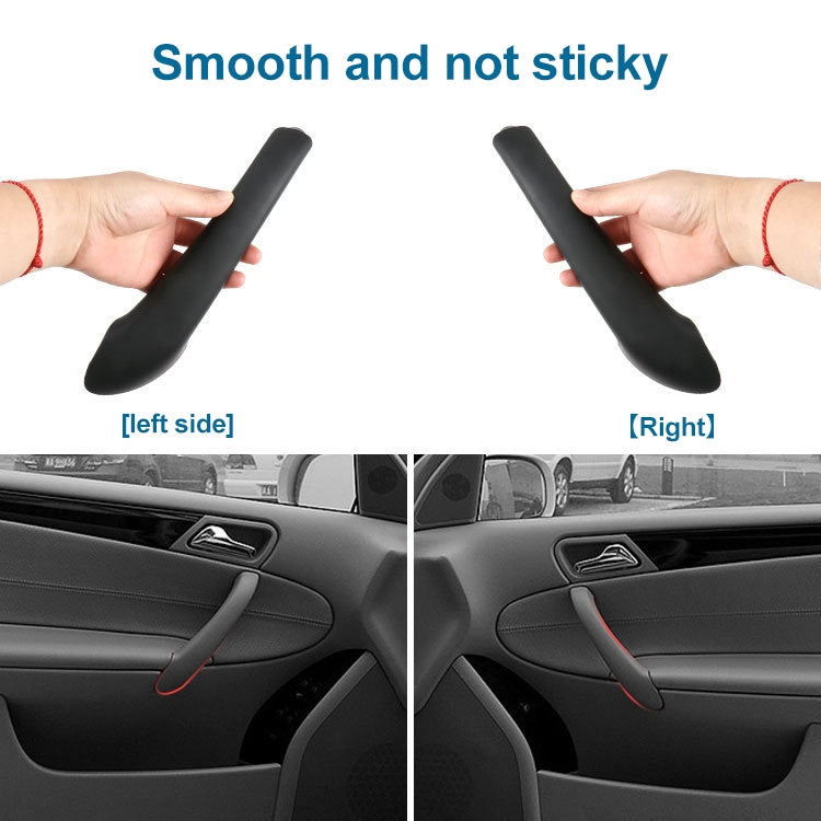 Car Front Left Inside Doors Handle Pull Trim Cover for Mercedes-Benz C-class W203 -2007, Left and Right Driving(Black) - Door Handles by PMC Jewellery | Online Shopping South Africa | PMC Jewellery | Buy Now Pay Later Mobicred