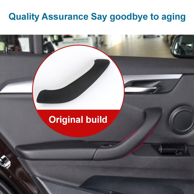 Car Right Side Inside Doors Handle Pull Trim Cover 51417417513 for BMW X1 2016-, Left Driving(Black) - Door Handles by PMC Jewellery | Online Shopping South Africa | PMC Jewellery | Buy Now Pay Later Mobicred