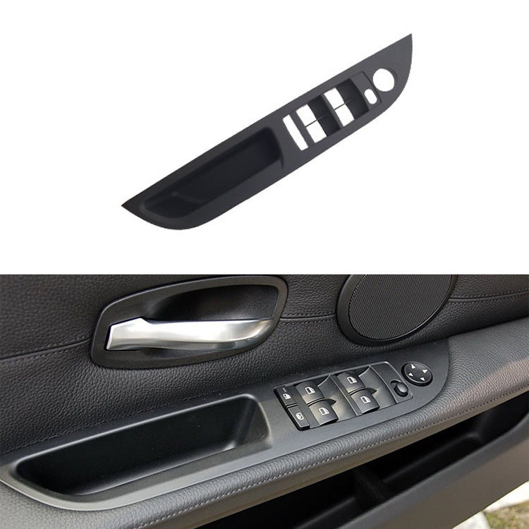 Car Left Front Door Window Lift Switch Trim Panel 51416983705 for BMW E60 2008-2010, Left Driving Standard Version (Black) - Car Interior Mouldings by PMC Jewellery | Online Shopping South Africa | PMC Jewellery | Buy Now Pay Later Mobicred