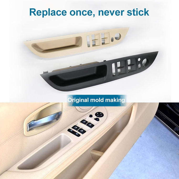 Car Left Front Door Window Lift Switch Trim Panel 51416983705 for BMW E60 2008-2010, Left Driving Standard Version (Black) - Car Interior Mouldings by PMC Jewellery | Online Shopping South Africa | PMC Jewellery | Buy Now Pay Later Mobicred