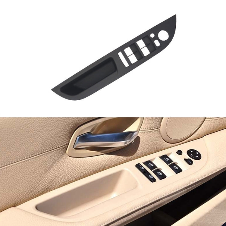 Car Left Front Door Window Lift Switch Trim Panel 51416983705 for BMW E60 2008-2010, Left Driving High Configuration Version (Black) - Car Interior Mouldings by PMC Jewellery | Online Shopping South Africa | PMC Jewellery | Buy Now Pay Later Mobicred