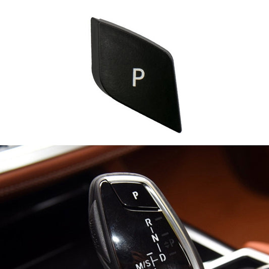 Car Gear Lever Auto Parking Button Letter P Cap for BMW G Chassis Series, Left Driving (Black) - Car Switches by PMC Jewellery | Online Shopping South Africa | PMC Jewellery | Buy Now Pay Later Mobicred