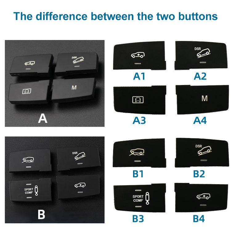 Car Model B4 Downhill Auxiliary Switch Shift Button for Mercedes-Benz GL GLE Class W166, Left Driving - Car Switches by PMC TechLife | Online Shopping South Africa | PMC TechLife | Buy Now Pay Later Mobicred