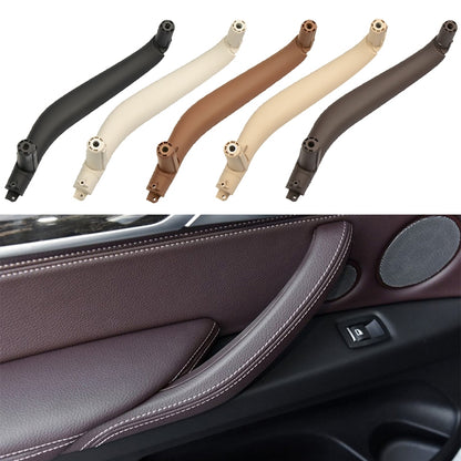 Car Left Side Inside Doors Handle Pull Trim Cover for BMW X5 / X6, Left Driving (Dark Coffee) - Door Handles by PMC Jewellery | Online Shopping South Africa | PMC Jewellery | Buy Now Pay Later Mobicred