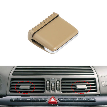 Car Left and Right Side Air Conditioning Exhaust Switch Paddle for Mercedes-Benz S Class W220 1998-2005, Left Driving (Khaki) - Air Conditioning System by PMC Jewellery | Online Shopping South Africa | PMC Jewellery | Buy Now Pay Later Mobicred