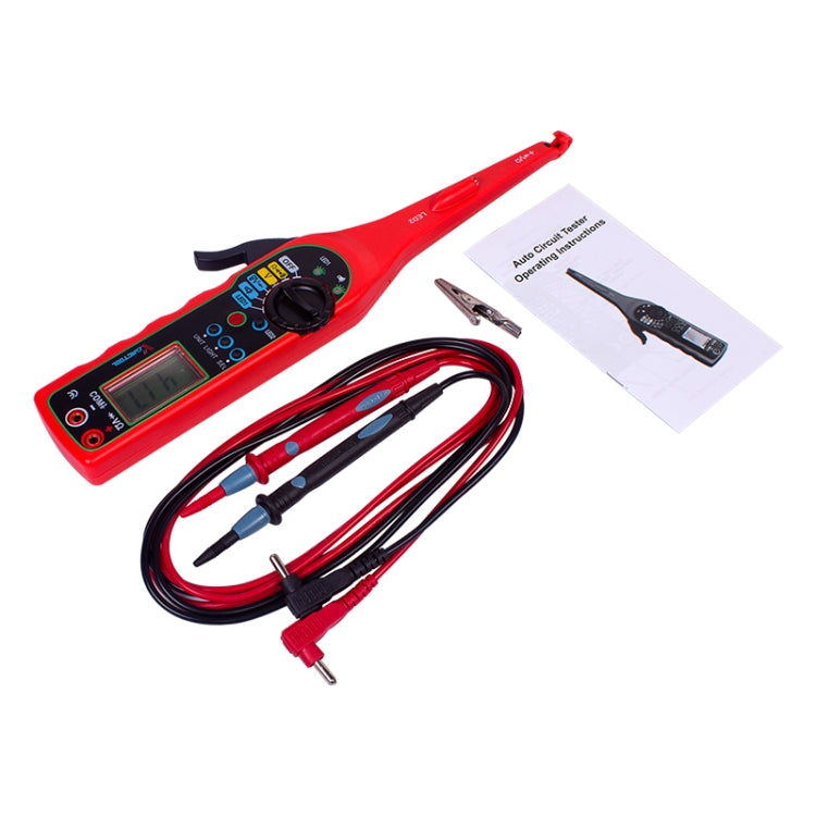 MS8211 Car Electric Circuit Tester (Red) - Electronic Test by PMC Jewellery | Online Shopping South Africa | PMC Jewellery | Buy Now Pay Later Mobicred