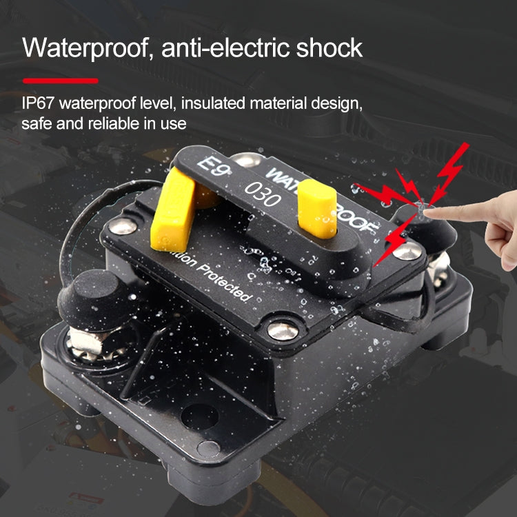 Off-road Vehicle / Automatic 40A Manual Circuit Breaker Overcurrent Protector - Engine Fittings by PMC TechLife | Online Shopping South Africa | PMC TechLife | Buy Now Pay Later Mobicred
