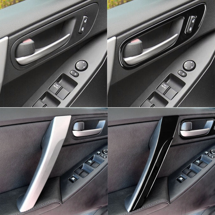 For Mazda 3 Axela 2010-2013 12 in 1 Car Door Handle Set Decorative Sticker, Left and Right Drive Universal - Car Interior Mouldings by PMC Jewellery | Online Shopping South Africa | PMC Jewellery | Buy Now Pay Later Mobicred