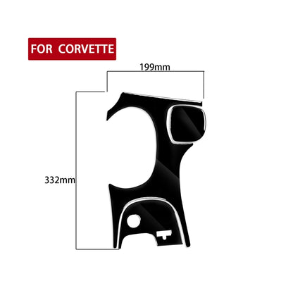 For Chevrolet Corvette C5 1998-2004 3 in 1 Car Gear Panel C Decorative Sticker, Left Drive - Car Interior Mouldings by PMC Jewellery | Online Shopping South Africa | PMC Jewellery | Buy Now Pay Later Mobicred