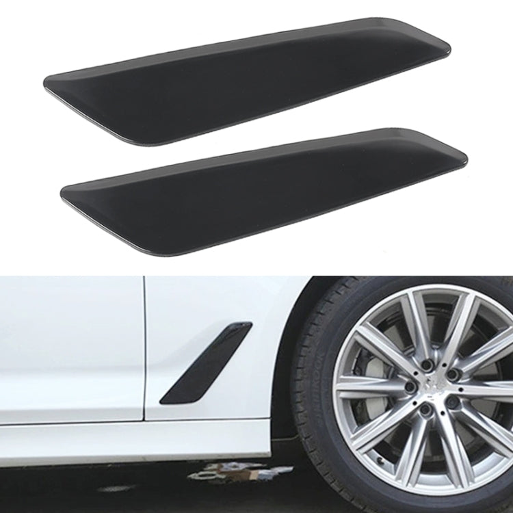 Car ABS Fender Decorative Sticker for BMW 5 Series 525Li 530Li, Bright Black - Car Interior Mouldings by PMC Jewellery | Online Shopping South Africa | PMC Jewellery | Buy Now Pay Later Mobicred