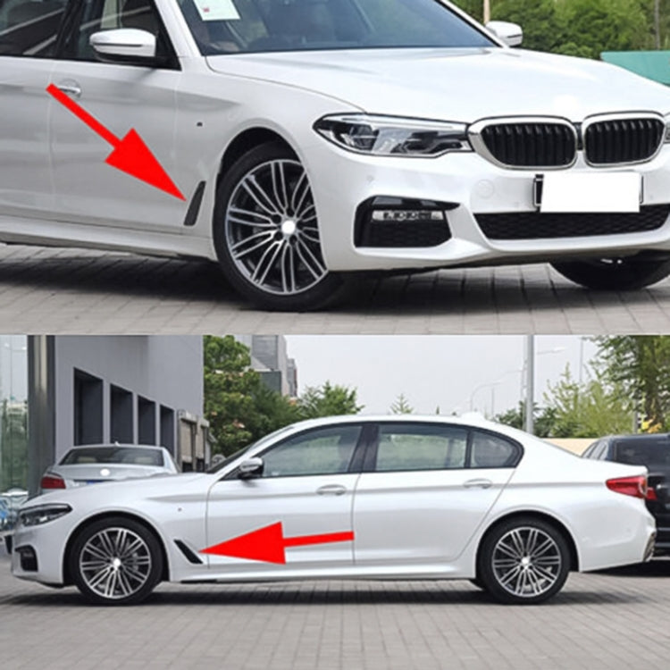 Car ABS Fender Decorative Sticker for BMW 5 Series 525Li 530Li, Carbon Fiber Texture - Car Interior Mouldings by PMC Jewellery | Online Shopping South Africa | PMC Jewellery | Buy Now Pay Later Mobicred