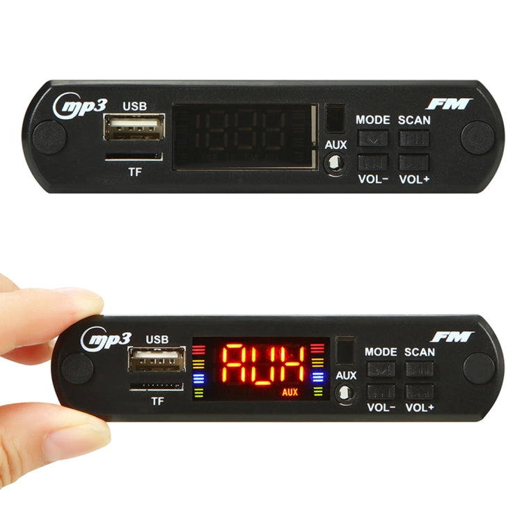 Car 12V Audio MP3 Player Decoder Board FM Radio TF USB 3.5mm AUX, with Bluetooth Function & Remote Control - Car MP3 & MP4 & MP5 by PMC TechLife | Online Shopping South Africa | PMC TechLife | Buy Now Pay Later Mobicred