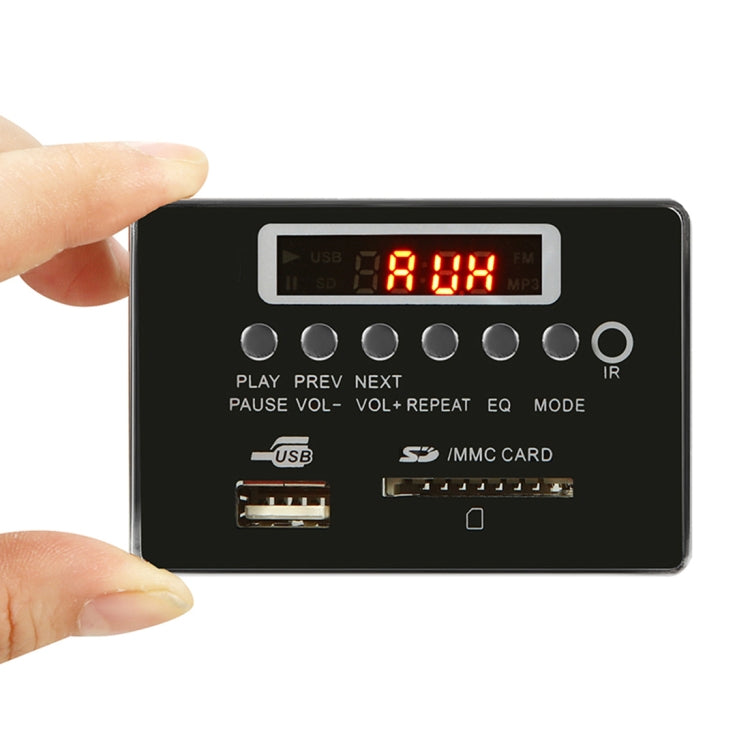 Car 12V Audio MP3 Player Decoder Board FM Radio SD Card USB AUX, with Bluetooth / Remote Control(Black) - Car MP3 & MP4 & MP5 by PMC Jewellery | Online Shopping South Africa | PMC Jewellery | Buy Now Pay Later Mobicred