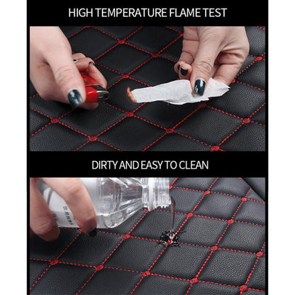 Car Seat Cushion Universal Simple Seat Cover Anti-slip Mat Auto Accessories (Black White) - Seat Accessories by PMC Jewellery | Online Shopping South Africa | PMC Jewellery | Buy Now Pay Later Mobicred