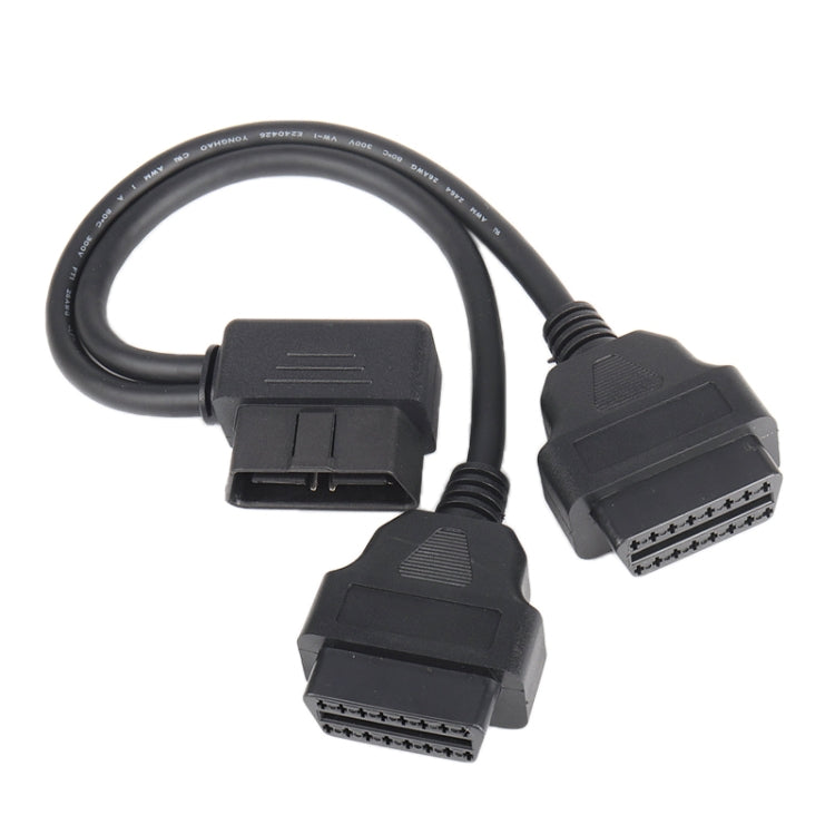 16PIN Car L Shape 90 Degree Connect OBD Diagnostic Extended Cable OBD2 Male to Female Cable - Cables & Connectors by PMC Jewellery | Online Shopping South Africa | PMC Jewellery | Buy Now Pay Later Mobicred